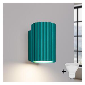 Brilagi - Applique LED CRESTO 1xGU10/10W/230V 10 cm turchese