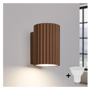 Brilagi - Applique LED CRESTO 1xGU10/10W/230V 10 cm marrone