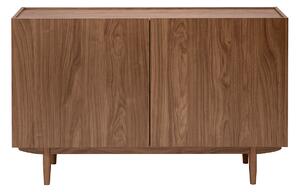 Credenza vintage finitura legno scuro noce 2 ante L120 cm SANAA