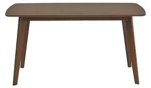 Tavolo da pranzo rettangolare scandinavo in legno scuro noce L150 cm LEENA