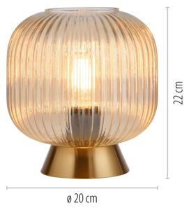 Schöner Wohnen 13573-27 - Lampada da tavolo NAMI 1xE27/25W/230V dorata/beige