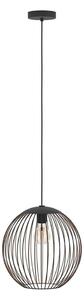 Eglo 901868 - Lampada a sospensione con cavo ALMANZORA 1xE27/60W/230V nera