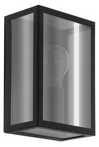 Eglo 33627 - Applique da esterno ALAMONTE SMOKE 1xE27/60W/230V IP44 nero