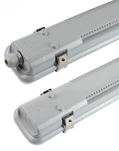 Plafoniera IP66 per 2 tubi LED 120cm - (Unilaterale) - Serie Professional Plafoniera per 2 tubi LED da 120cm