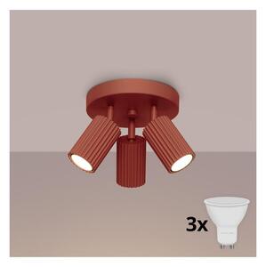 Brilagi - Faretto LED CRESTO 3xGU10/10W/230V rosso