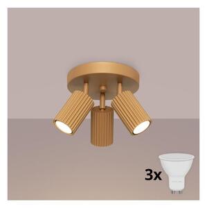 Brilagi - Faretto LED CRESTO 3xGU10/10W/230V oro