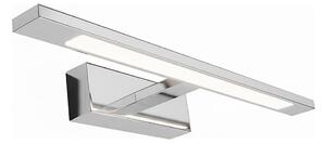 Illuminazione a specchio da bagno LED KLIMT, 8W, 230V, 3000/4000/6000K, 40 cm, IP44, cromo lucido