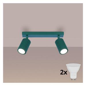 Brilagi - Faretto LED CRESTO 2xGU10/10W/230V turchese