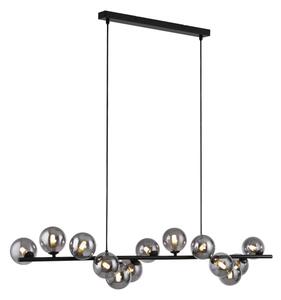 Schöner Wohnen 14504-18 - Lampadario LED sospeso su cavo DUBAI 13xG9/3W/230V nero/fumé