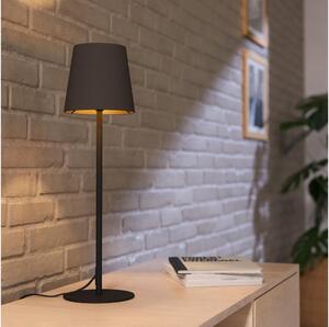 Eglo 901129 - Lampada da tavolo FIORANA 1xE14/40W/230V nera/marrone