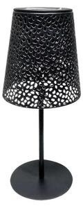 Lampada da tavolo solare a LED LUVETRA LED/1xAA 4000K IP44 200 mAh nera