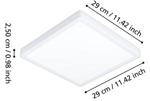 Eglo 901337 - Plafoniera LED da bagno FUEVA LED/13W/230V 29x29 cm IP44 bianca