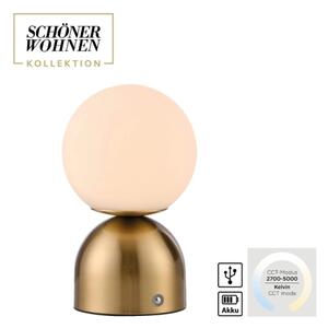 Schöner Wohnen 19218-12 - Lampada da tavolo dimmerabile RUDI LED/1,2W/5V dorata