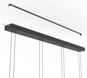Eglo 390433 - Lampada a sospensione dimmerabile HORTUNAS su cavo 4xLED/5,8W/230V nero/fumé