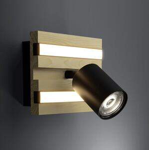 Eglo 390521-LED Lampada spot da parete GESTEIRA LED/2,2W/230V+2x1,2W+2x2W beige/nero