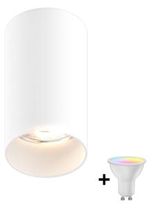 Zuma Line 92679-N - LED RGBW dimmerabile faretto TUBA 1xGU10/4,8W/230V bianco + telecomando