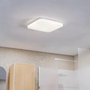 Eglo 902076 - Plafoniera da bagno a LED FRANIA, 18 W, 230 V, 33 x 33 cm, IP44