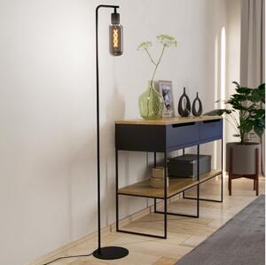 Eglo 901008 - Lampada da terra MAIONE 1xE27/4W/230V nero/fumé