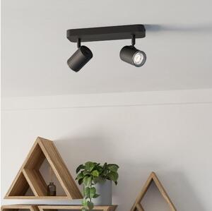 Eglo 300579 - Faretto da bagno CONSUMA 2xGU10/5W/230V IP44 nero
