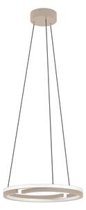 Eglo 901824 - Lampadario LED dimmerabile a cavo MEZZOMONTE 2xLED/20W/230V beige + telecomando