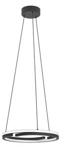 Eglo 901822 - Lampada a sospensione LED dimmerabile su cavo MEZZOMONTE 2xLED/20W/230V nero + telecomando