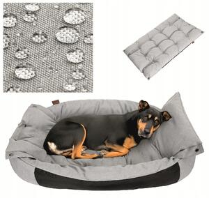 PillowPrim: Cuccia per cani 2 in 1, taglia XL, colore grigio