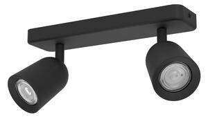 Eglo 901953 - Faretto CAMALDOLI 2xGU10/10W/230V nero