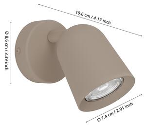 Eglo 902343 - Applique da parete orientabile CAMALDOLI 1xGU10/5W/230V beige
