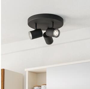 Eglo 901965 - Faretto da bagno CONSUMA 3xGU10/5W/230V IP44 nero