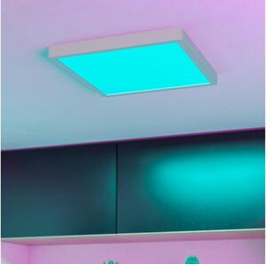 Eglo 901379 - LED RGBW dimmerabile, plafoniera fumé FUEVA-Z LED/13,5W/230V 29,5cm IP44 bianca