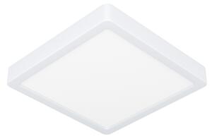 Eglo 901378 -LED RGBW dimmerabile, plafoniera con vetro fumé FUEVA-Z LED/10,5W/230V 22x22cm IP44 bianco