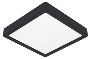 Eglo 901374-LED RGBW Plafoniera dimmerabile fumé FUEVA-Z LED/10,5W/230V 22x22cm IP44 nero