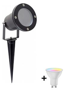 Lampada da esterno LED RGBW dimmerabile BLAKE 1xGU10/4,8W/230V IP65 + telecomando