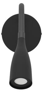 Eglo 901781 - Lampada da parete LED flessibile con porta USB OLIVANDINO LED/3,8W/230V nera