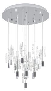 Eglo 390477 - Lampadario LED a sospensione con cavo ALEMDINA 15xLED/2,6W/230V 2200/3000/4000K cromo