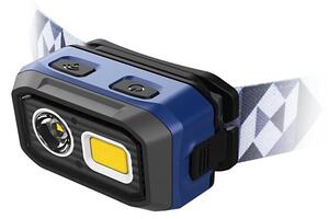Viking - Lampada frontale a LED ricaricabile dimmerabile con sensore LED/5V IPX4 400 lm 3xAAA/1000 mAh