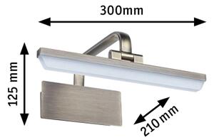 Paulmann 95568 - Lampada per quadri LED 6W RENAN 230V 30 cm ottone