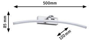 Paulmann 95558 - LED/10W Lampada per quadri BENTO 230V 50 cm cromo opaco