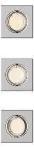 Philips - Set da 3 faretti da incasso PERIDOT 1x GU10/7W/230V, argento