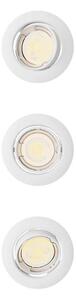 Philips - Confezione da 3 faretti da incasso PERIDOT 1xGU10/7W/230V bianco