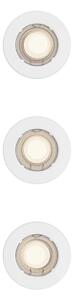 Philips - Set da 3 faretti da incasso PERIDOT 1xGU10/7W/230V bianco