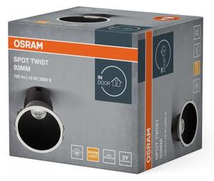 Osram - Faretto da incasso LED SPOT TWIST LED/10W/230V diam. 9,3 cm bianco/nero