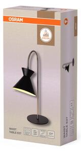 Osram - Lampada da tavolo DECOR WAIST 1xE27/40W/230V nera