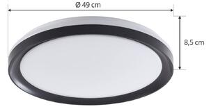 Lindby Smart LED plafoniera Ardena, RGBIC, altezza 8,5 cm, Tuya