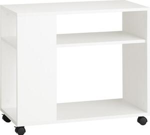 SoBuy Tavolino da divano Mobile contenitore Bianco Moderno FBT34-W