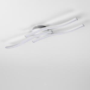 Plafoniera LED da soffitto 3xLED/6W/230V 3000K argento