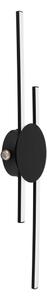 Eglo 902123 - Applique LED da parete VENTICELLO LED/20W/230V + LED/0,91W nero