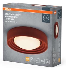 Osram - Plafoniera LED dimmerabile ORBIS CONCRETE LED/18W/230V diam. 40 cm marrone/cemento