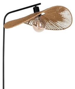 Eglo 31966 - Lampada da terra SIRUELA 1xE27/42W/230V marrone/nero