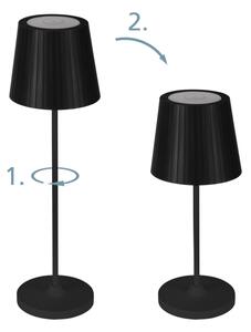 Eglo 75794 - Lampada da tavolo da esterno dimmerabile CABOZO LED/3,8W/5V 2000 mAh IP44 nera